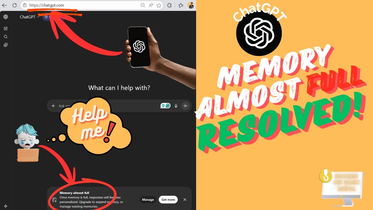 Проблема с ошибкой ChatGPT «Память почти заполнена» решена! #chatgpt #aitools #openai #aitips #js...