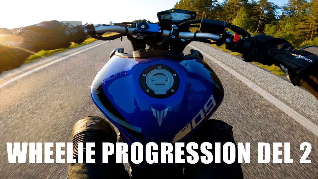 MT09 Wheelie progression del 2