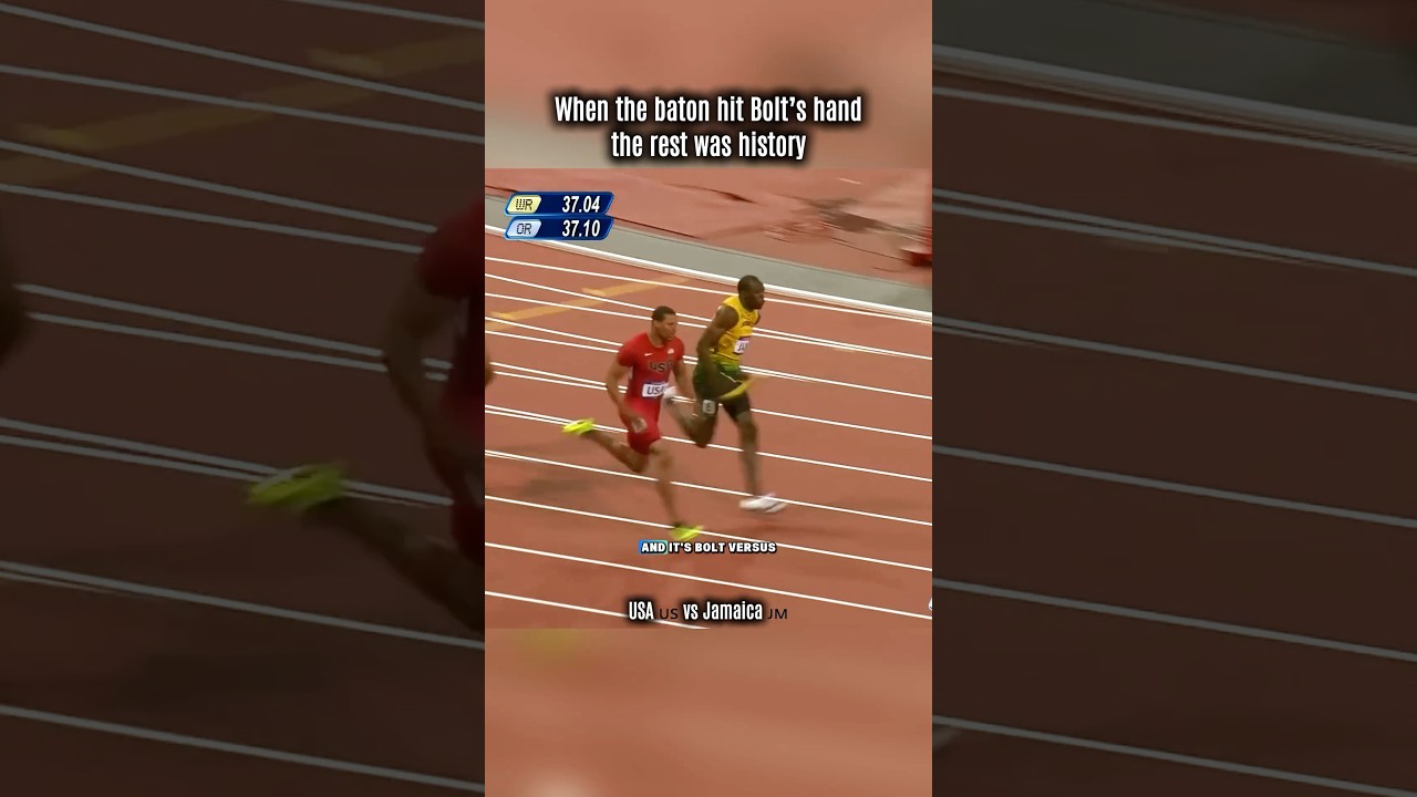 When Bolt Got the Baton Physics Broke 