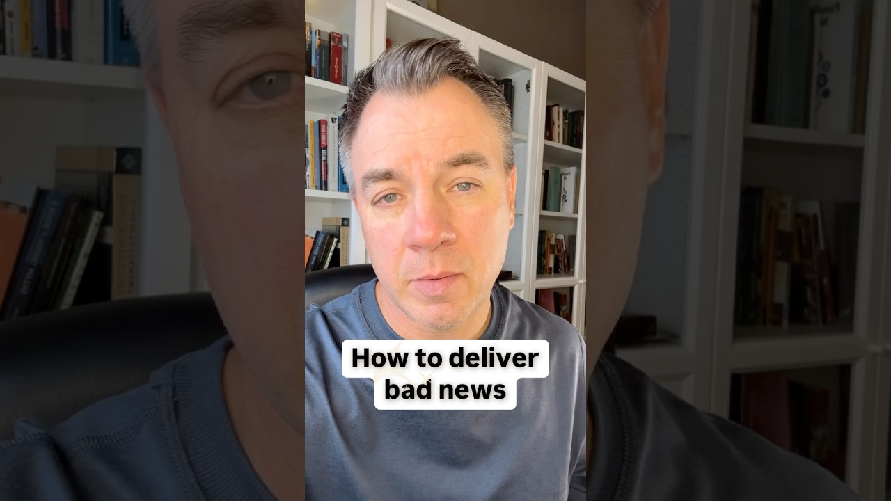 How to deliver bad news #comunicationskills #interpersonalskills #communicationstrategies