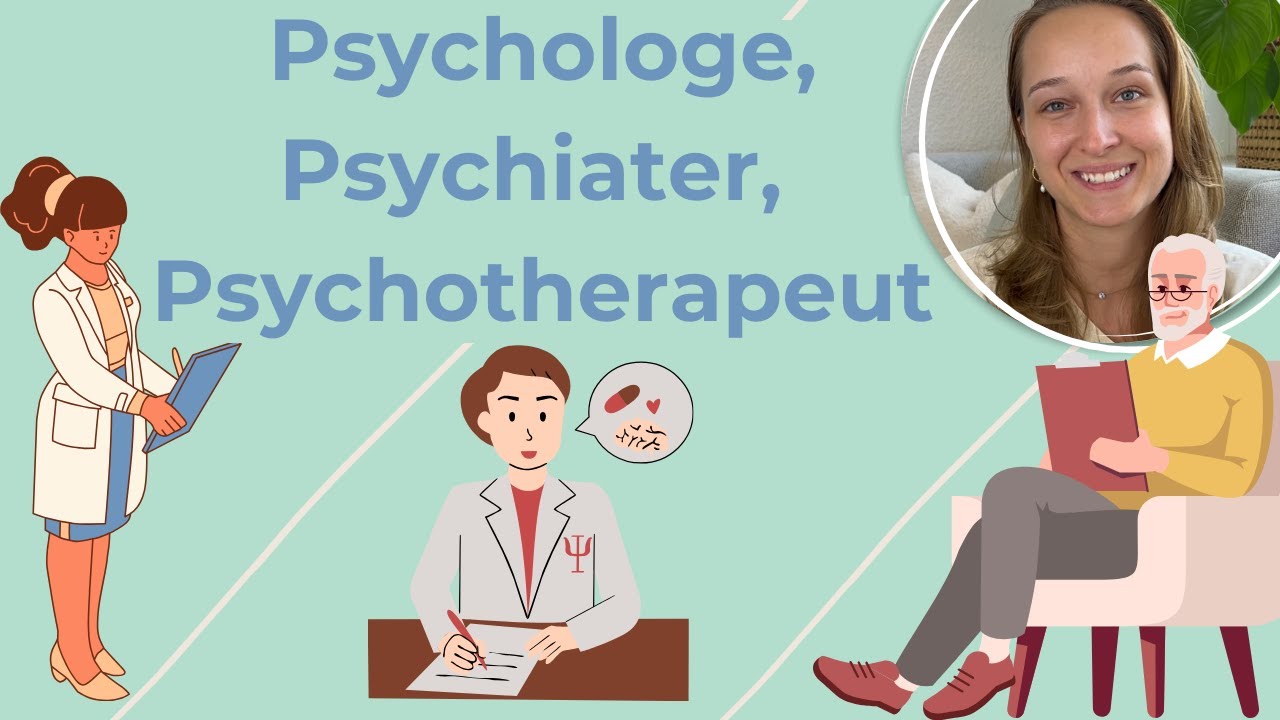 Psychologe, Psychiater, Psychotherapeut - DER UNTERSCHIED