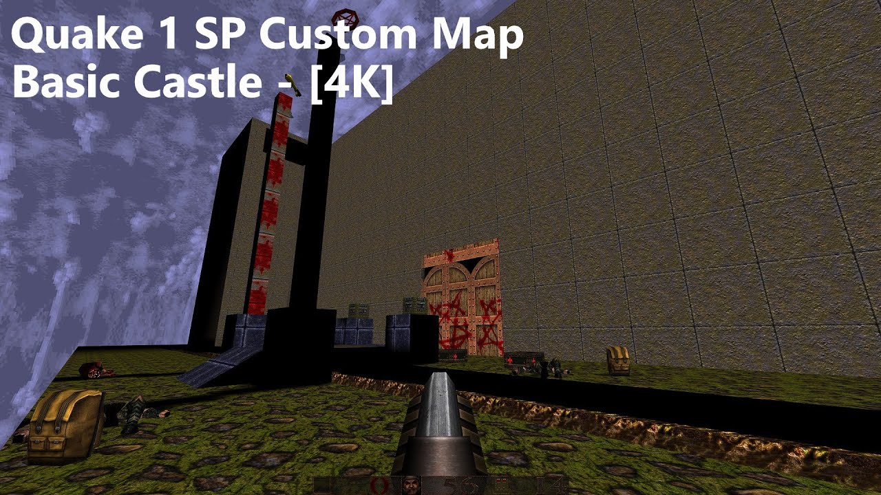 Quake - The Offering -  Map: #0016 - Basic Castle - [4K] - [100%]