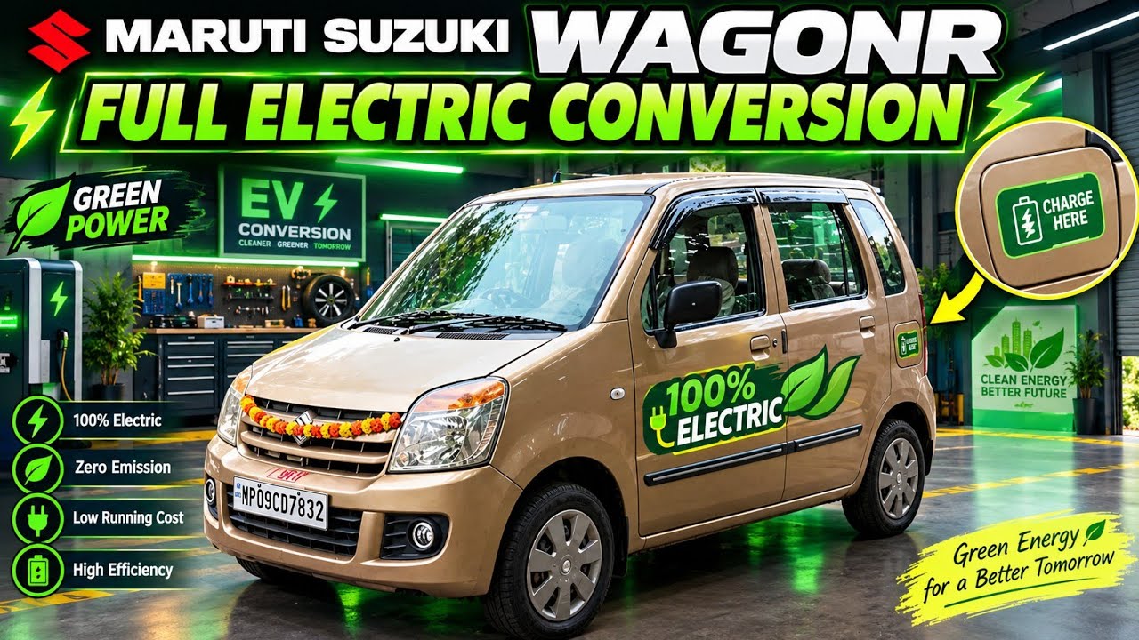 Maruti Suzuki WagonR Full Electric Conversion II full detail II DIY Tutorial 