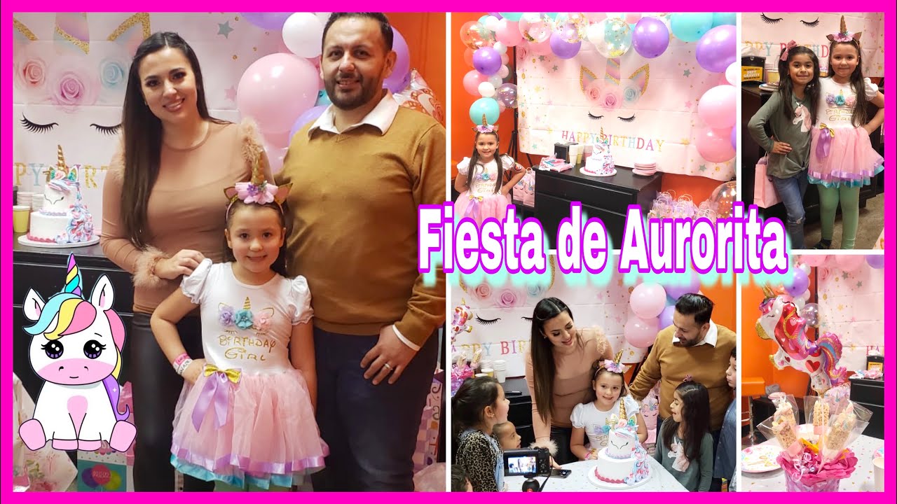 LA MEJOR FIESTA DE AURORITA, 7 AÑOS FIESTA DE UNICORNIO