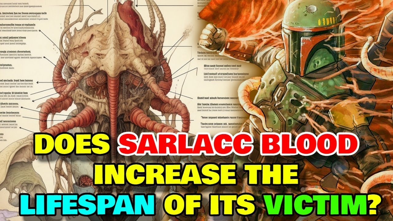 Sarlacc Anatomy Explored - Does Sarlacc Blood Increase The Lifespan Of Its Victim? And More!