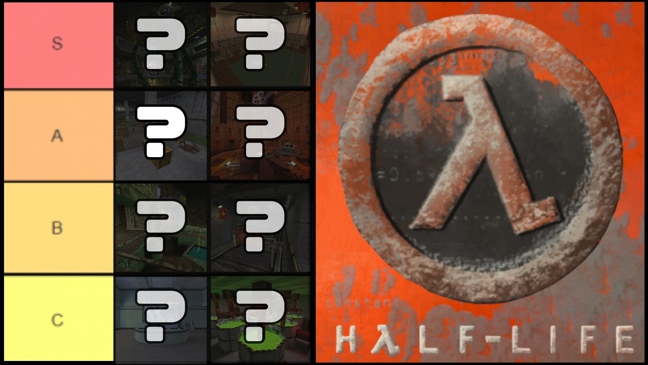 Half-Life 1 CHAPTERS Tierlist Rankings