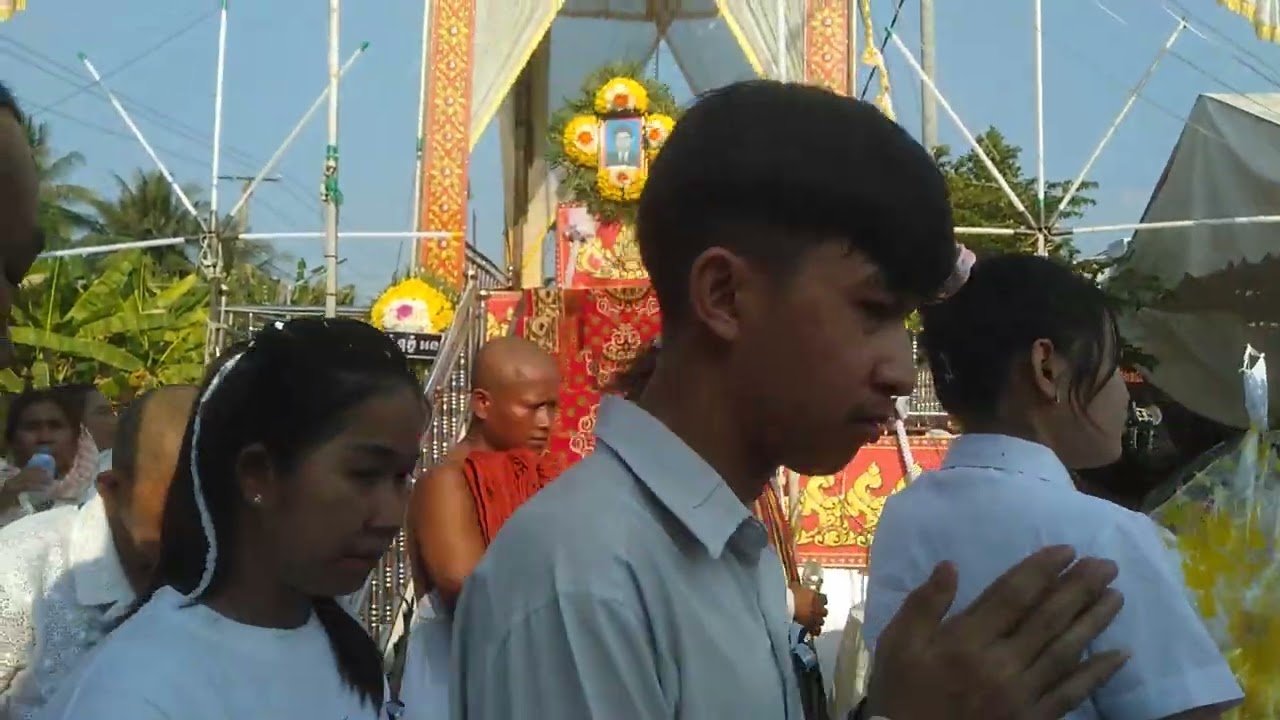 កម្មវិធីដង្ហែសព នៅបុរីត្នោតជូរ ឃុំអន្លង់វិល ស្រុកសង្កែ ខេត្តបាត់ដំបង ១៦ .០១ .២០២៦