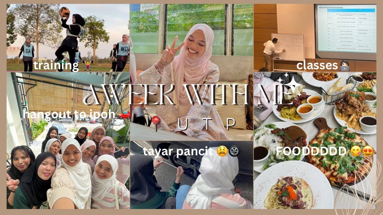 UTP VLOG | First week degree first year second sem 👩🏻‍💻💸 -unilife,university,netball,Ipoh,degree