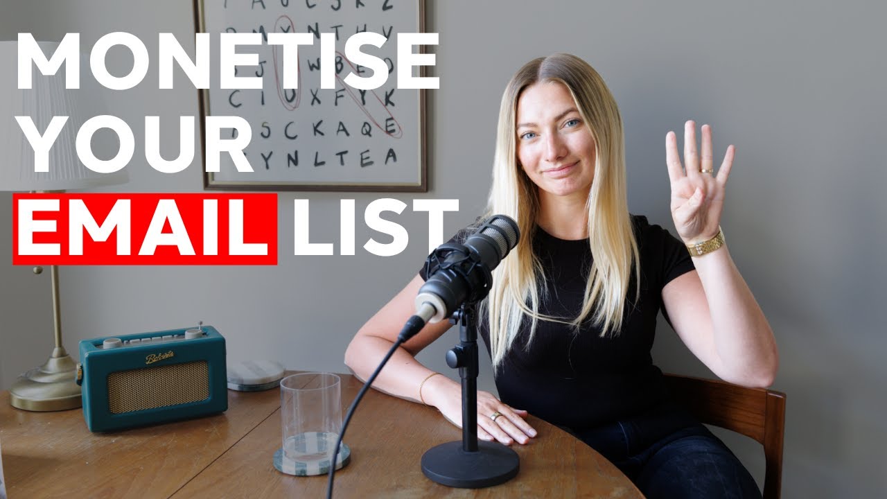How I monetise my email list & SELL via email, with ease