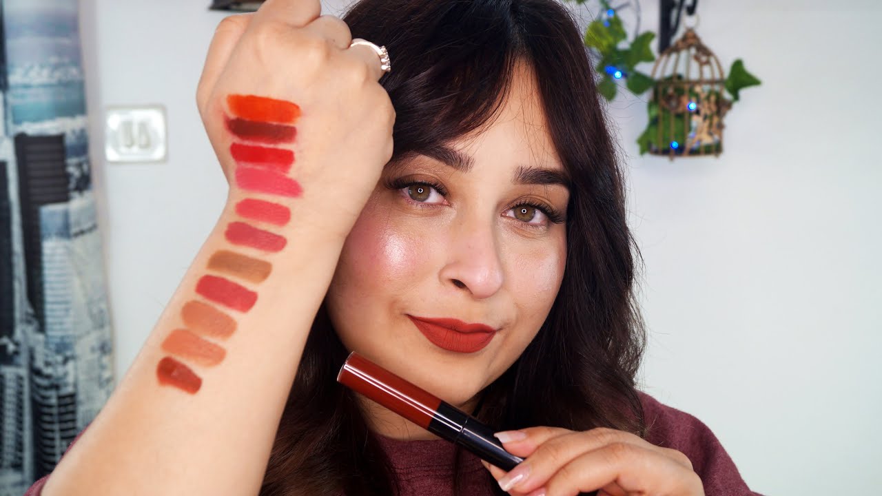 Maybelline New York Sensational Liquid Matte | 11 оттенков, свотчи и обзор