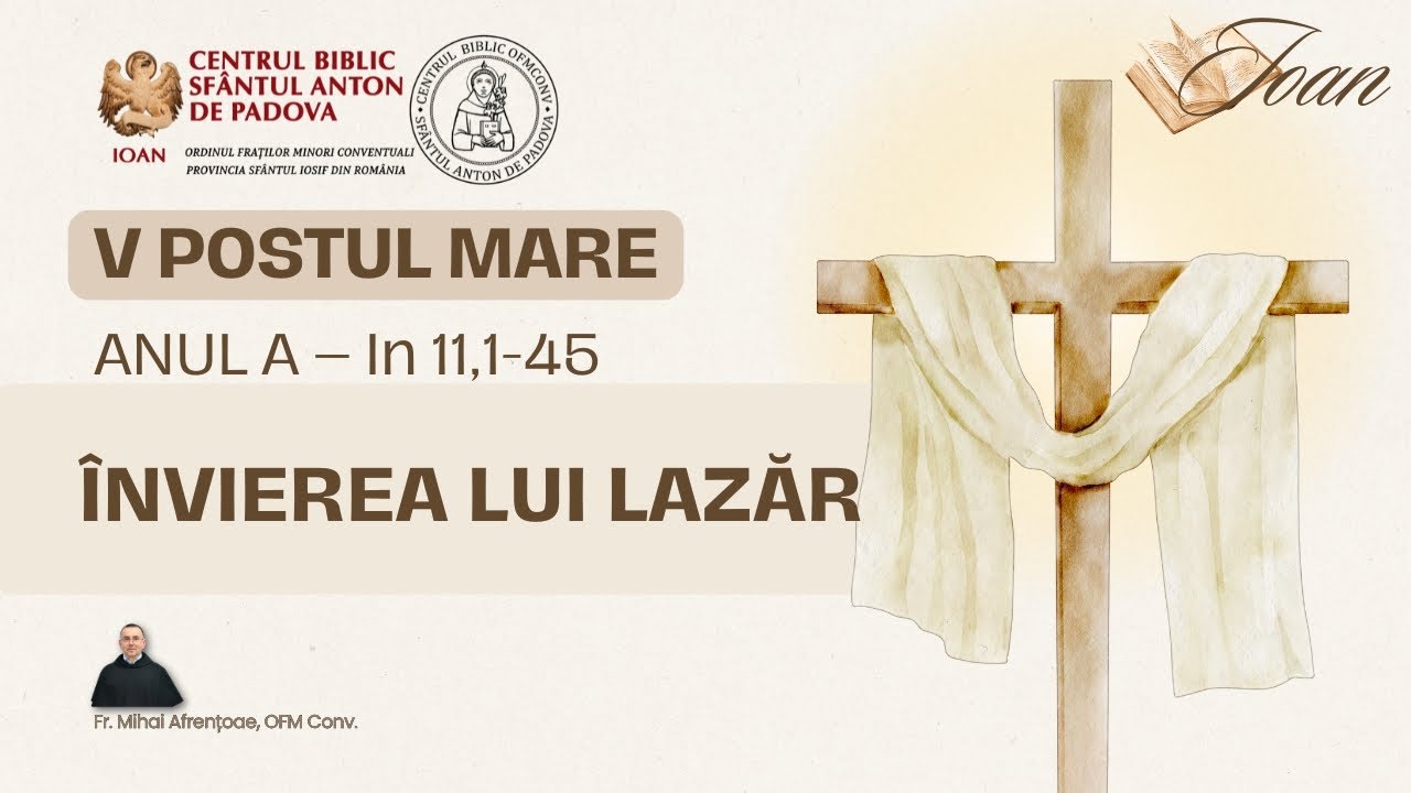 Duminica a V-a, PM, A, In 11,1-45, Învierea lui Lazăr