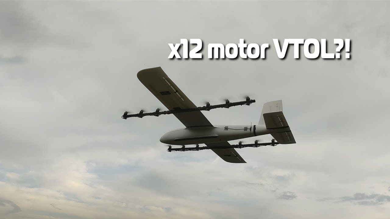 MFE Fighter x12 motor VTOL conversion