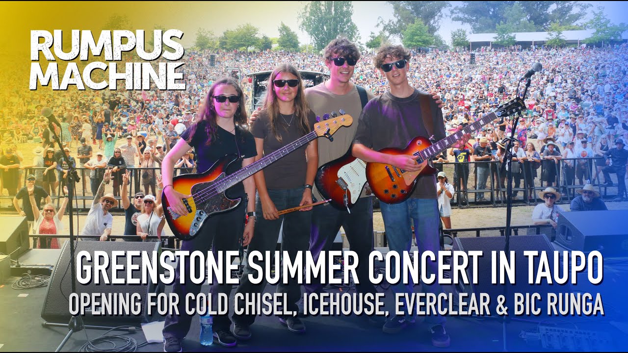 Greenstone Summer Concert Taupo 2025 - Rumpus Machine opening for Cold Chisel, Icehouse & Everclear