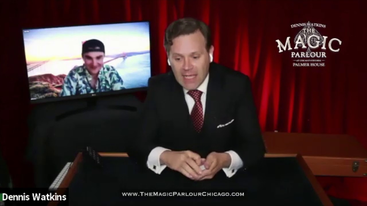 Dennis Watkins' Virtual Magic Show, The Magic Parlour at Home.