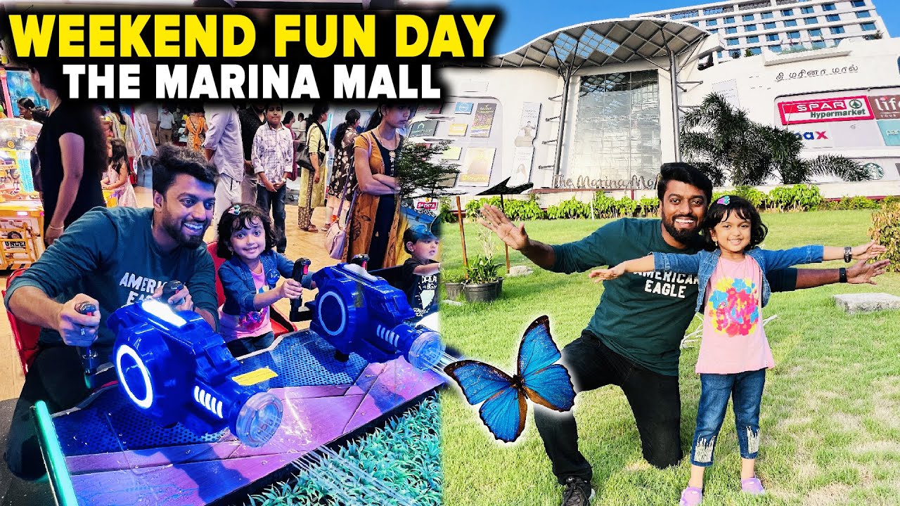 Weekend FUN Mode with Lil Johanna - The Marina Mall OMR Chennai | DAN JR VLOGS