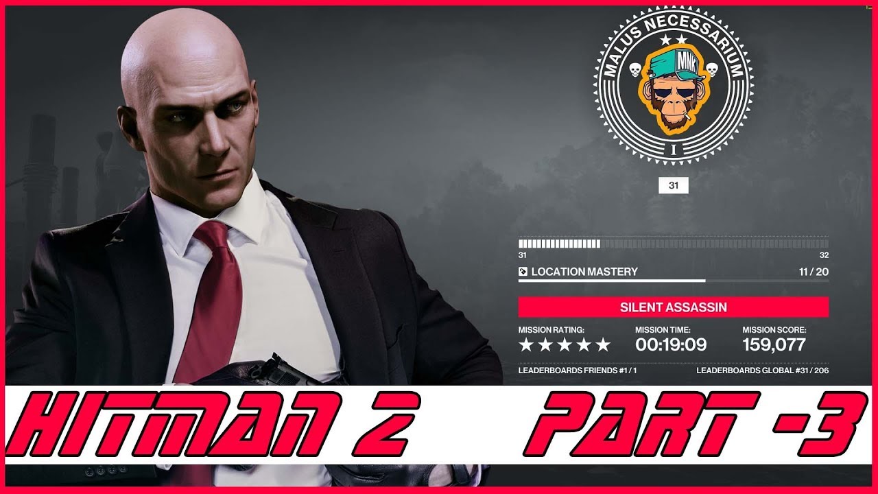 Hitman 2- Gameplay- Colombia- Silent Assassin- Master Difficulty- Suit Only- 1440p