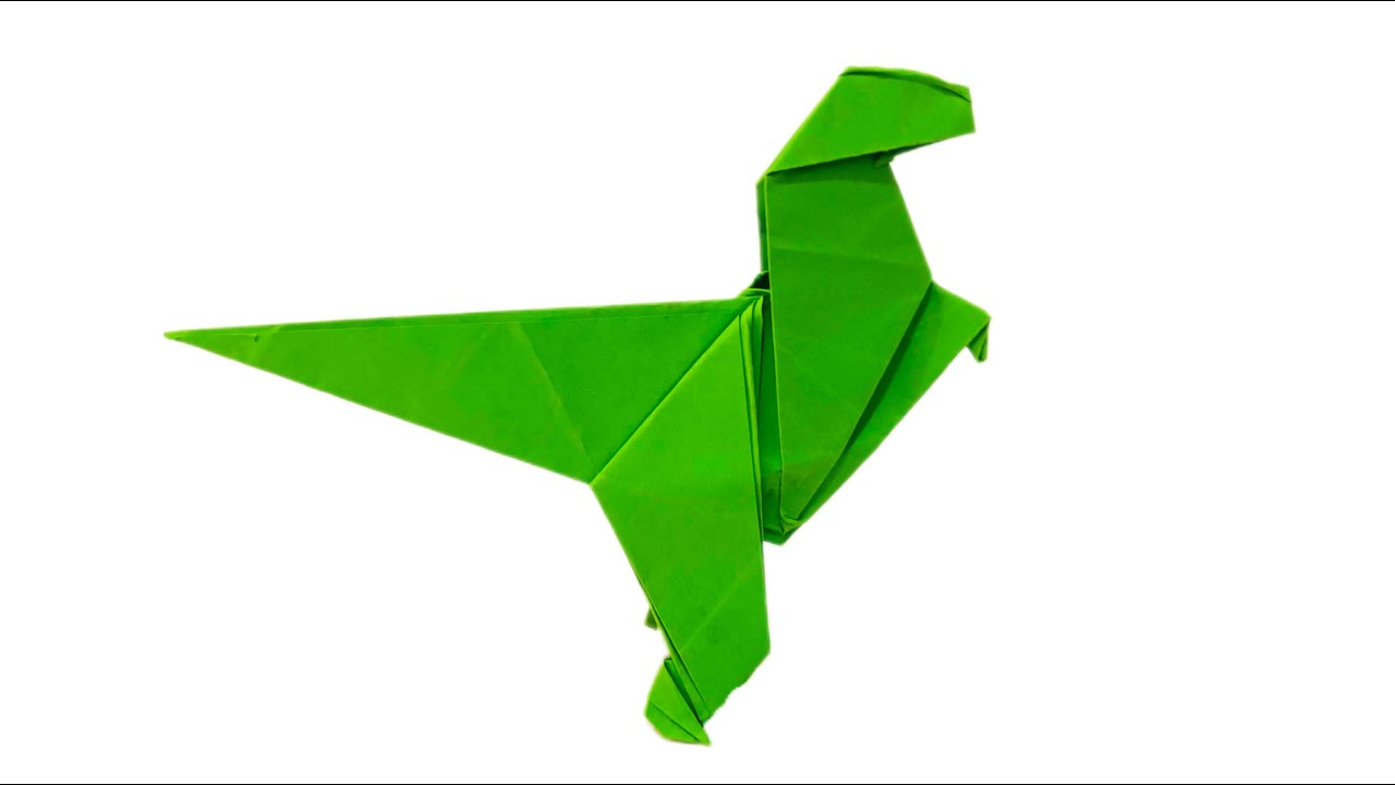 Origami Paper Godzilla | How to make Paper dinosaur  |  DIY Easy Origami Paper dinosaur