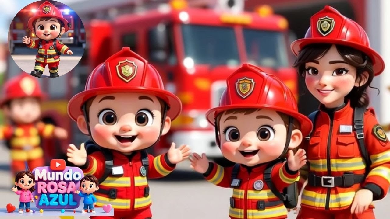 O Bombeiro Amiguinho 🚒🔥 | Música Infantil Divertida para Bebês