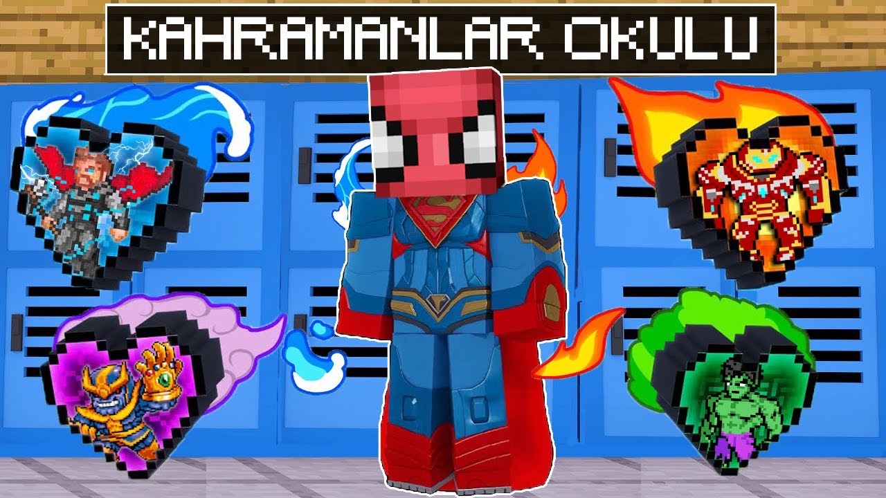 KAHRAMANLAR ÖZEL KAHRAMAN KALPLERİ!😱 - Minecraft