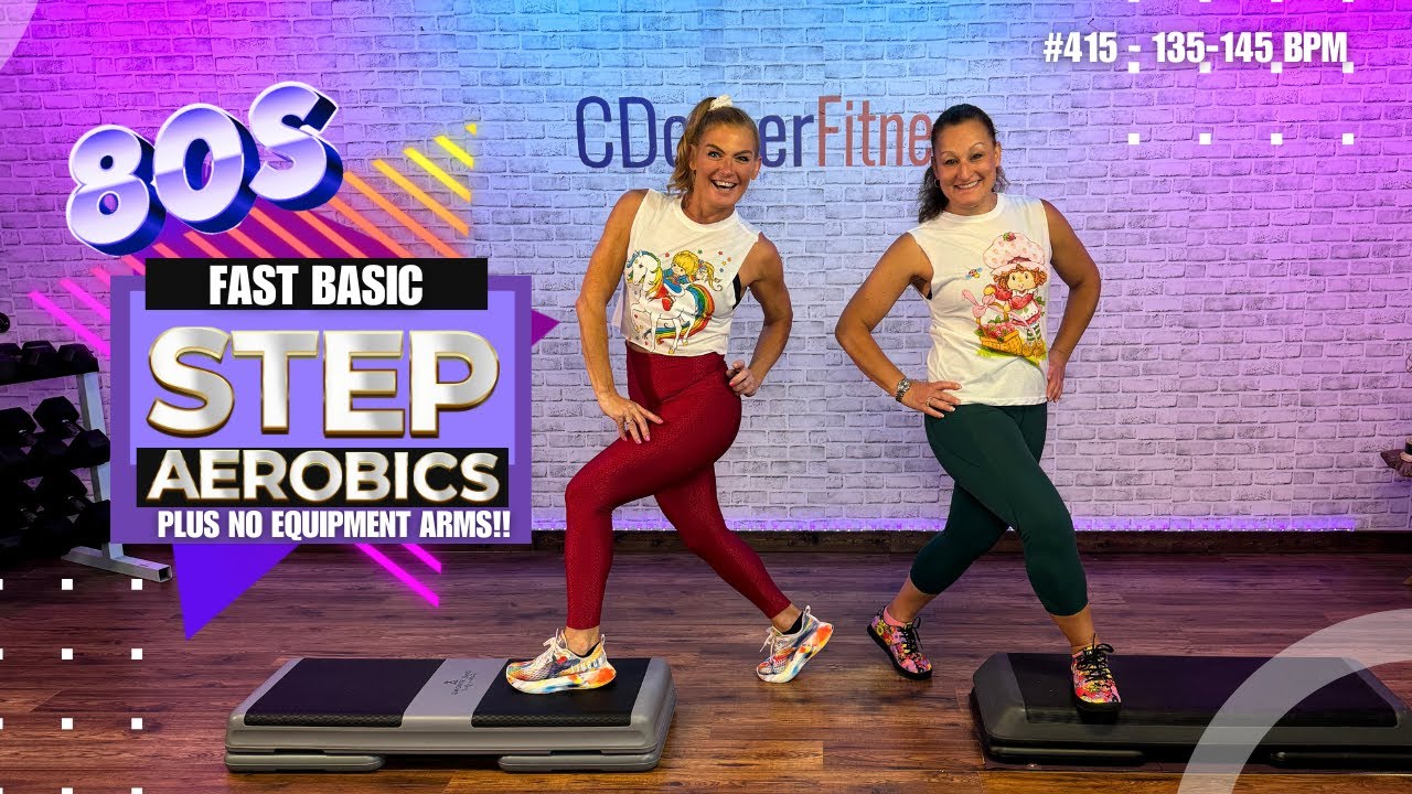 TOTALLY 80's - FAST BASIC STEP AEROBICS CARDIO - 135 BPM + CDornerFitness #415