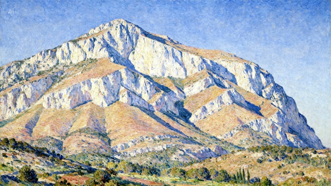Post-Impressionism | Geometry & Landscape Structure | Art Screensaver