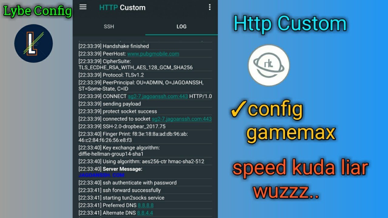 Config gamemax terbaru speed wuzz | Http Custom
