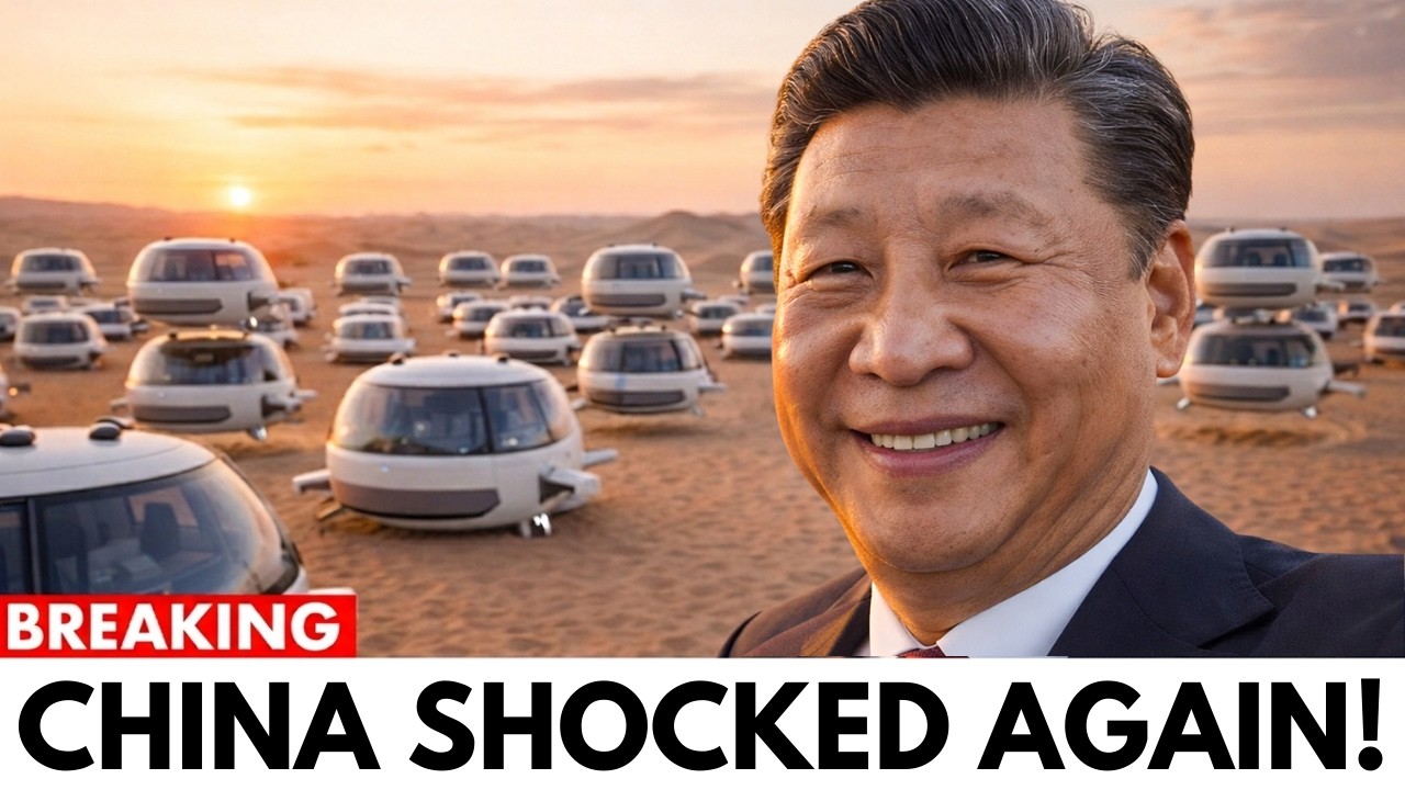 China Just Launched The World's First Flying Car That SHOCKS The US