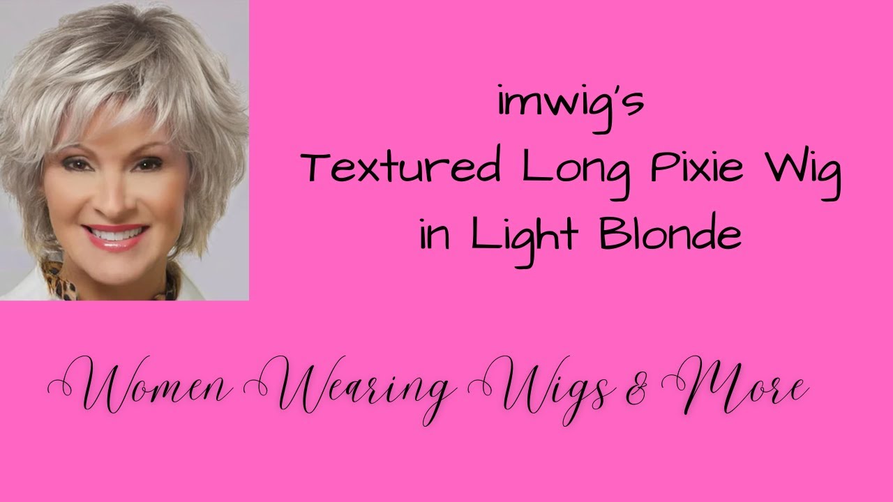 IMWig Review for Textured Long Pixie Wig in Light Blonde