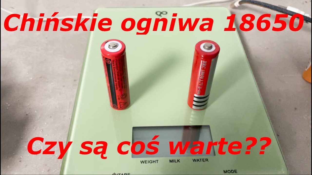Testowałem chińskie akumulatorki 18650 - tych lepiej UNIKAJ