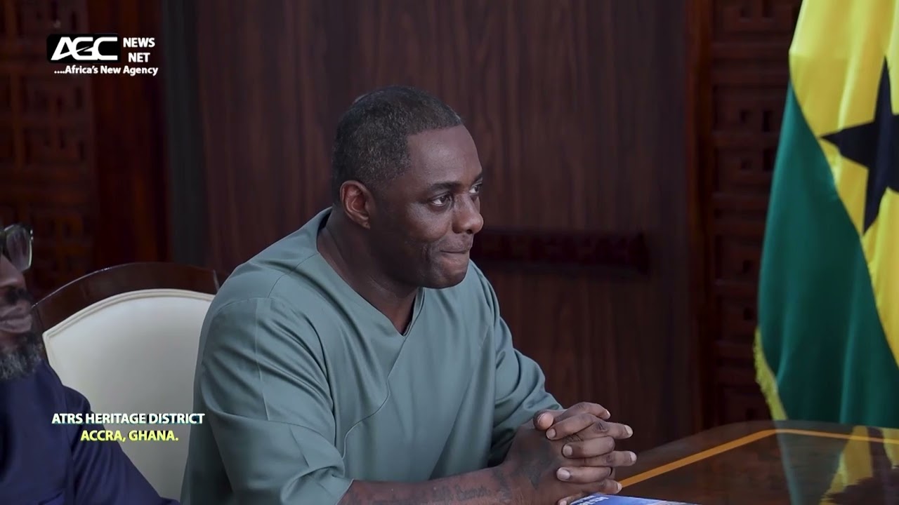 Idris Elba’s Meets President John Mahama of Ghana for Movie Production Partnership #viralvideo #news