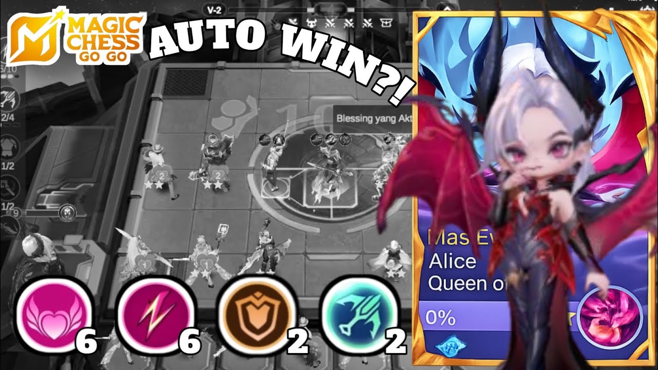 🔥 Alice Heartbond 6 + Neobeast 6 Auto Win! Combo Paling OP di Magic Chess Go Go!