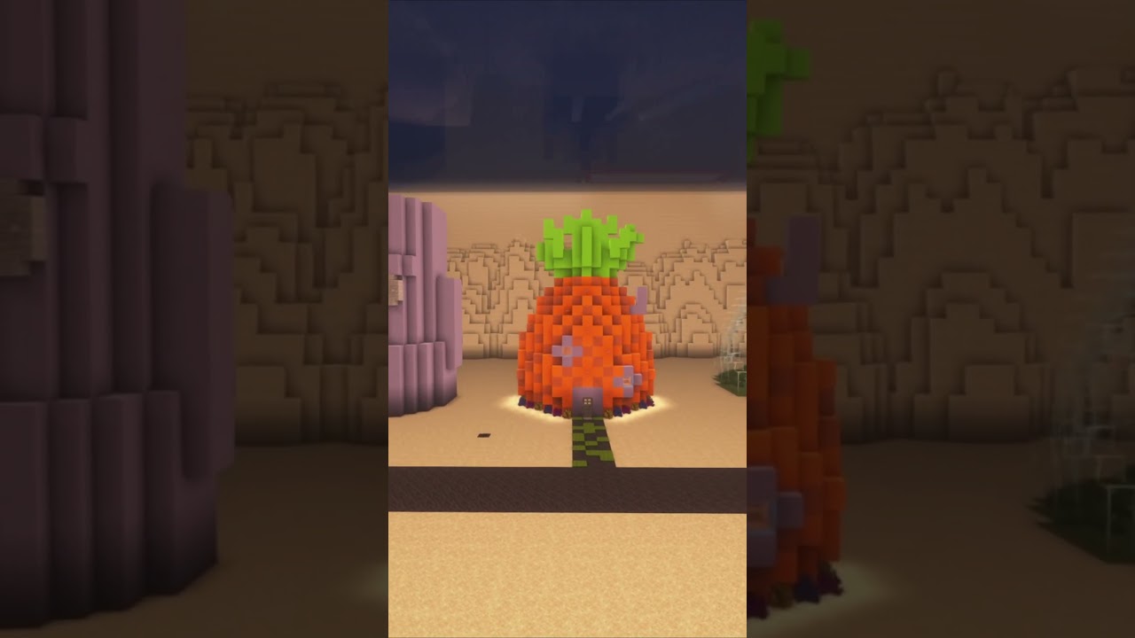 Minecraft SpongeBob BikiniBottom #minecraft #spongebob #minecraftbuild