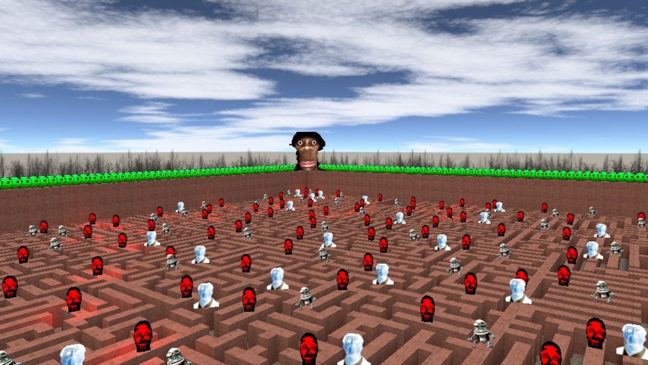 CHUCH MY PALYAR AND UNLIMETED CARECTAR NEXTBOT OBUNGA RAWN ENTARES MAZE #obunga #MDAsalathossain