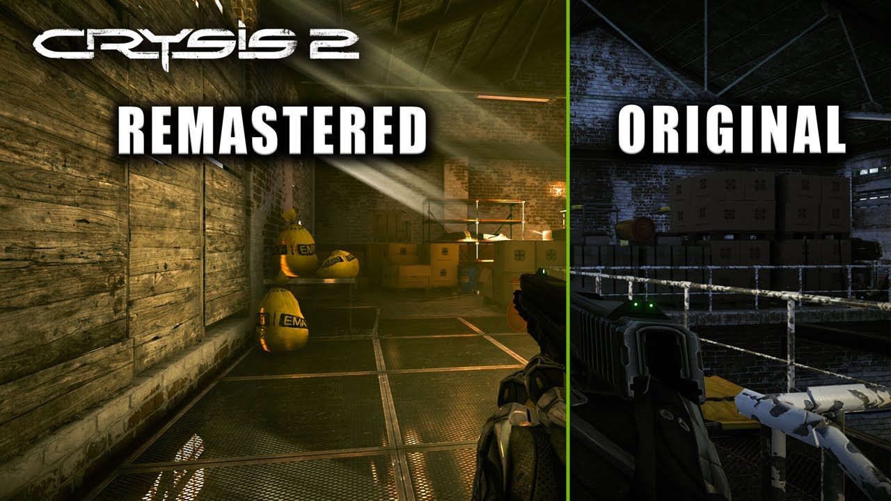 Crysis 2 Remastered vs Original //  PC Graphics Comparison