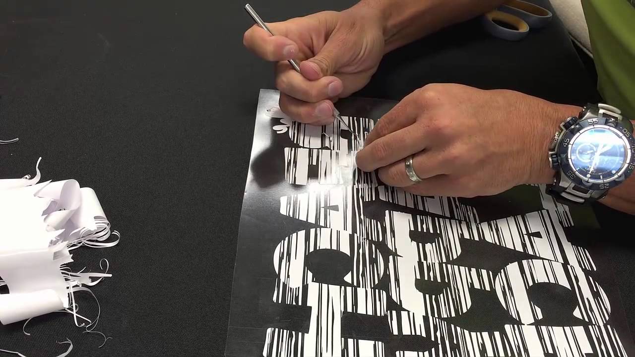 Creating a Distressed look with Siser Heat Transfer Vinyl and a Vinyl Cutter