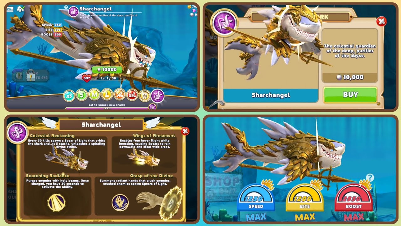 Hungry Shark World — New Apex Shark: Sharchangel