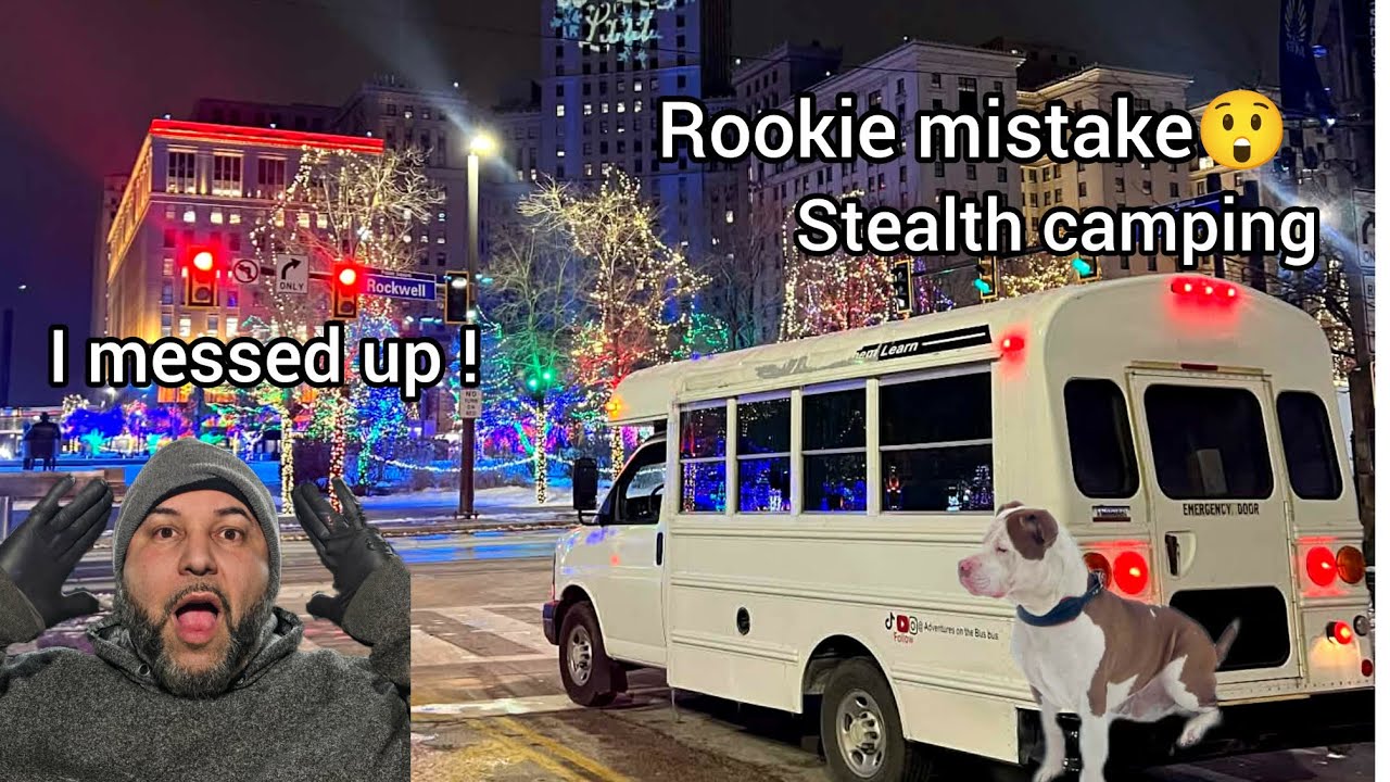 I Went stealth camping  :: Big Rookie:: mistake !!!!!