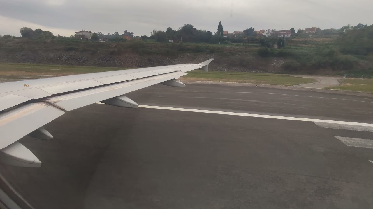 Despegue desde el aeropuerto de Vigo (LEVX) con Iberia- A320