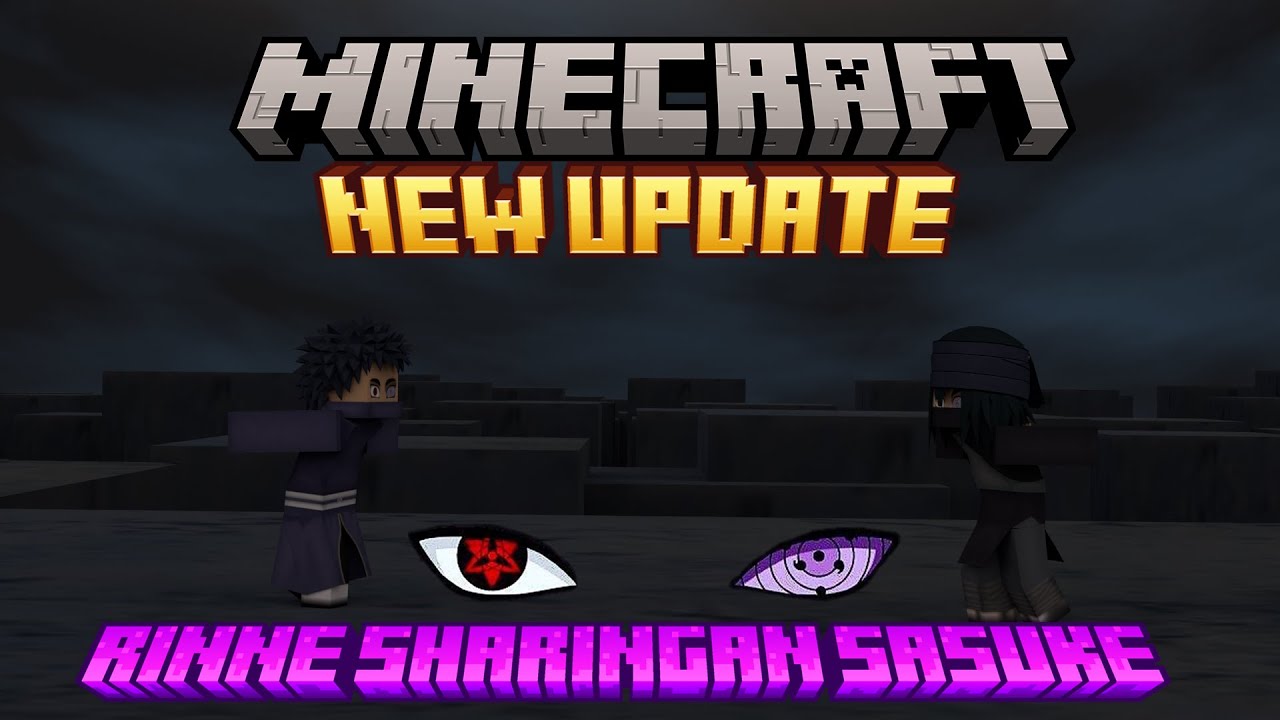 Unlocking GODLY EYES! Rinne-Sharingan Sasuke & Obito Rinnegan in Minecraft!