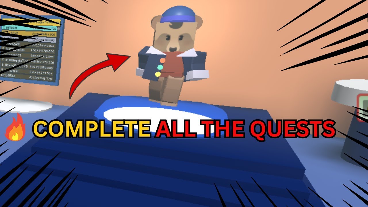 DAPPER BEAR 16TH QUEST COMPLETED | BEE SWARM SIMULATOR 