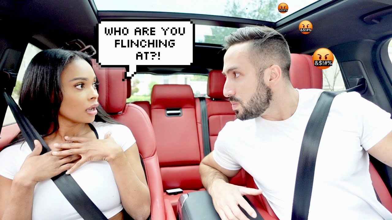 Acting Like Im Going To Hit Her To See How She Reacts! *VERY BAD IDEA*