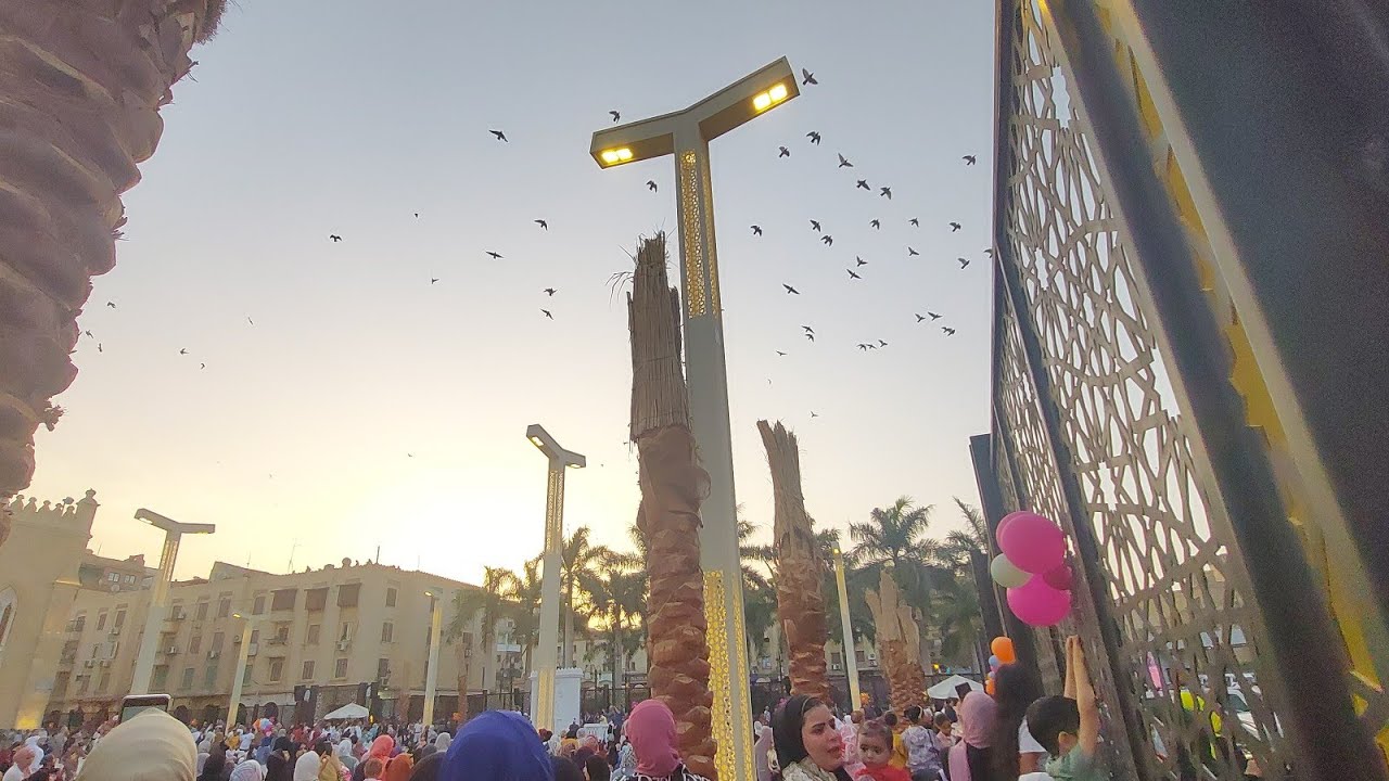 صلاه عيد الفطر تجدتدات من (مسجد سيدنا الحسين رضى الله عنه)