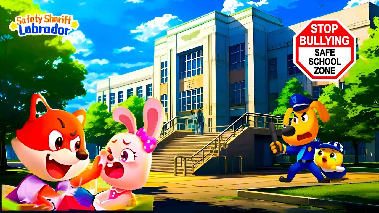 What if you get bullied at School ? Sheriff Labrador's Safety Tips | Cartoon for kids | Babybus Game