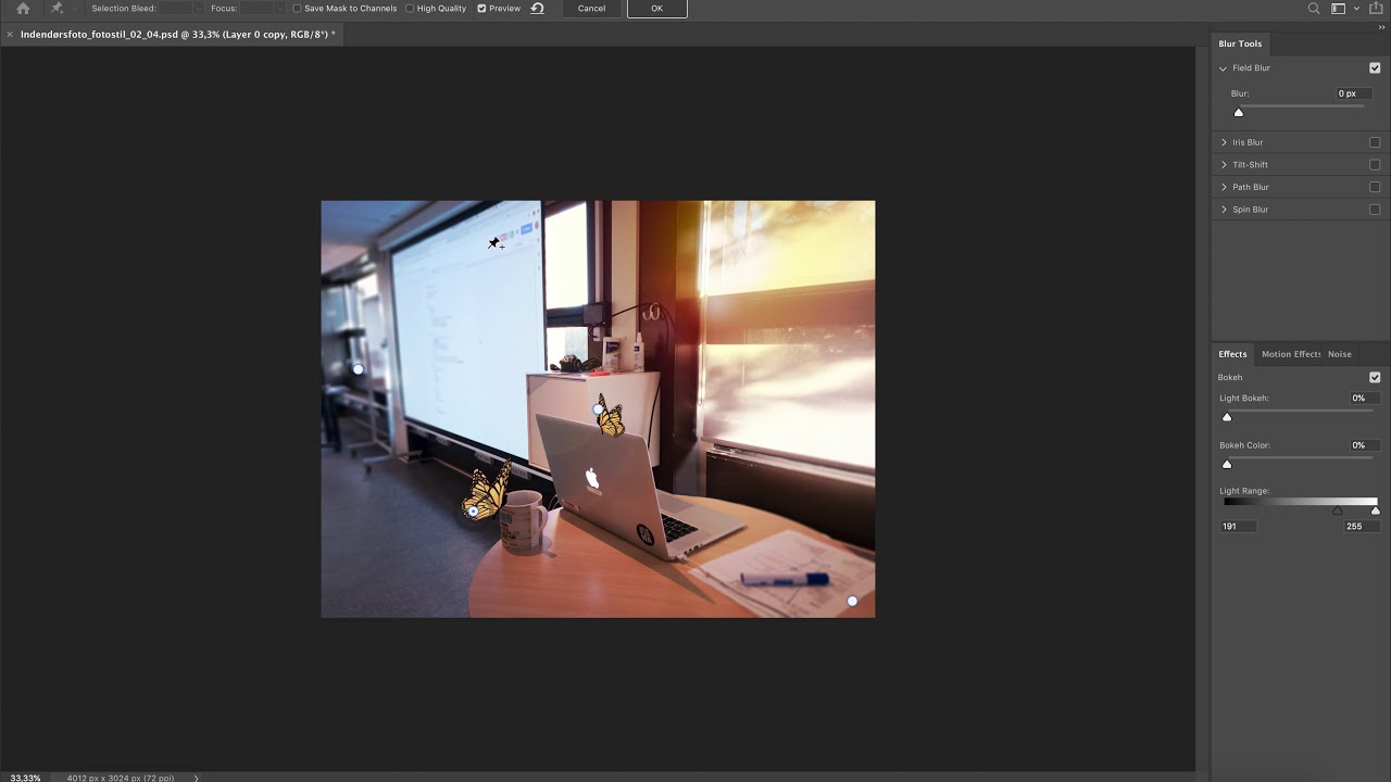 13 fotostil 2 - dybdeskarphed via field blur