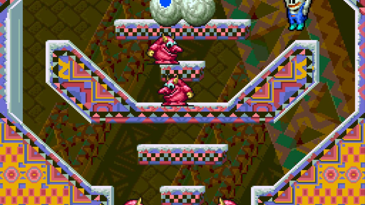 Snow bros(スノーブラザーズ) - 1cc all, score 8168720