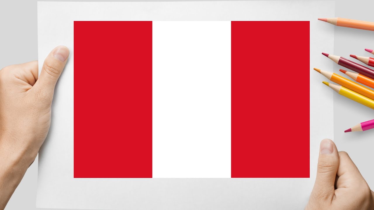 How To Draw Peru Flag - Easy Step-by-Step Drawing & Coloring Tutorial!