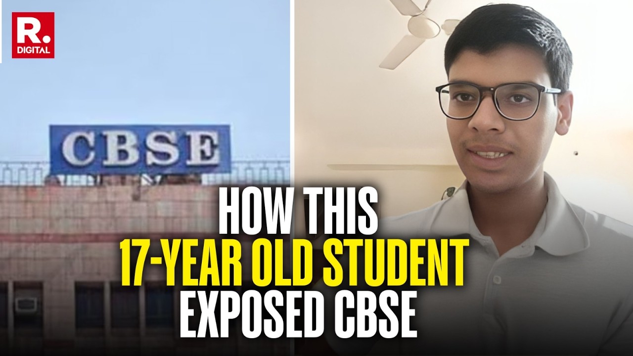 Who Is Sarthak Sidhant? Teen Who Exposed CBSE OSM Scandal Talks To Parliamentary Committee