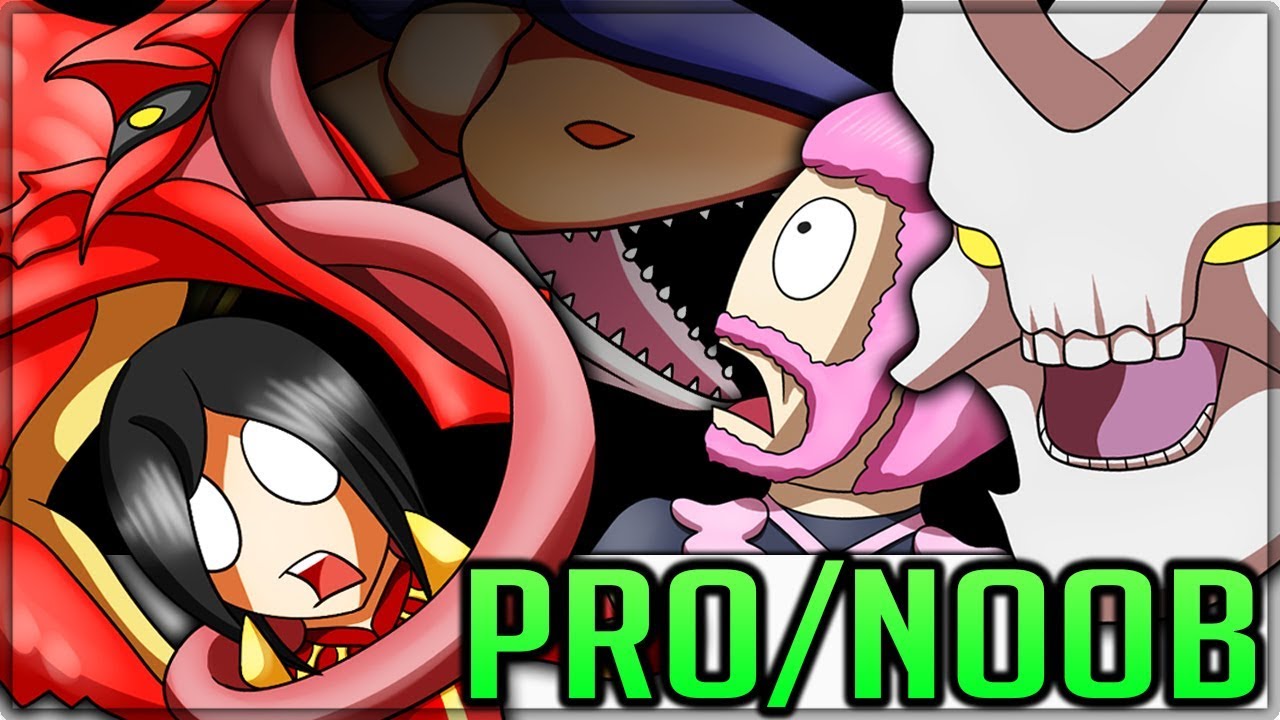 FIRE POISON SLEEP FISH TONGUE - G-Rank - Pro and Noob VS Monster Hunter Generations Ultimate! #mhgu