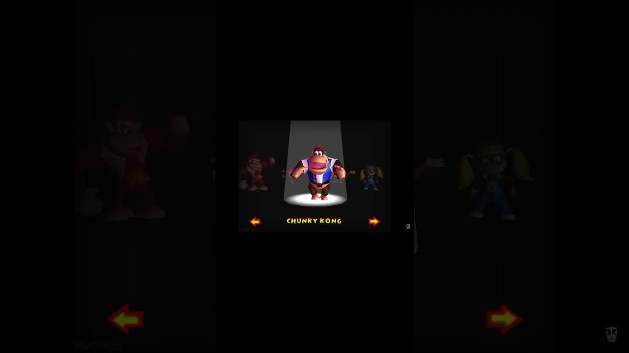 Donkey Kong 64 holds one of the most original character select screen even to this day 😁