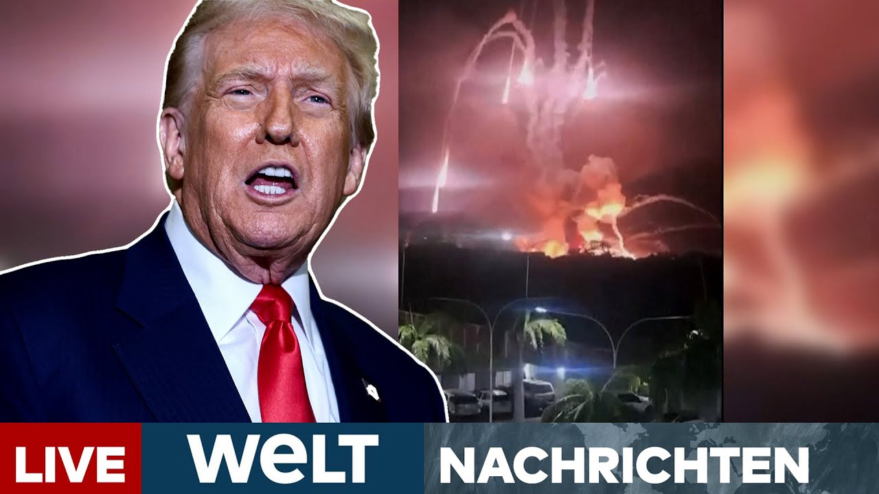 VENEZUELA: USA nehmen Maduro fest ! Trump nennt Details zur Milit&auml;r-Operation | WELT Livestream